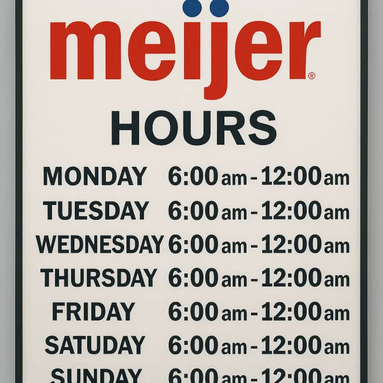 meijer-hours